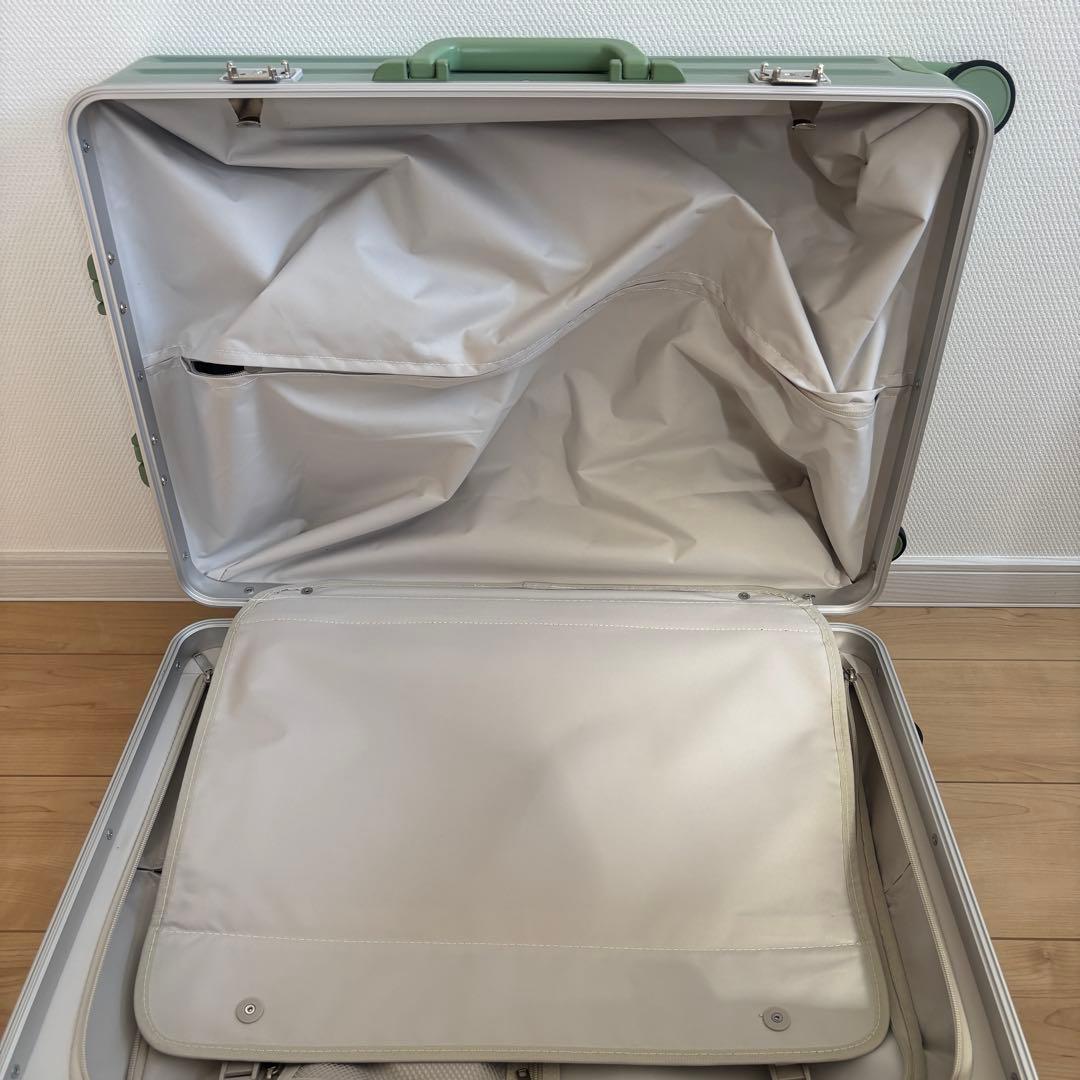 スーツケース M 65L フロントオープン キャリーケース USBポート 軽量