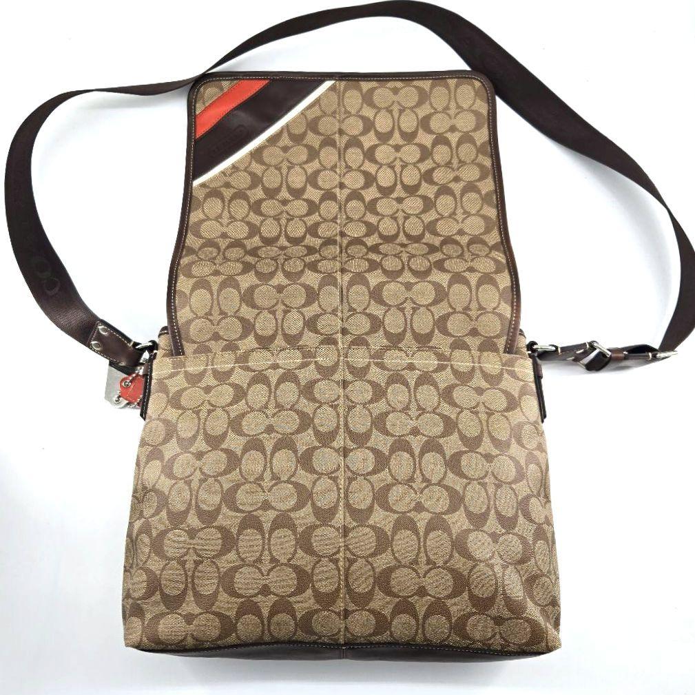 極美品　COACH 　コーチ　メッセンジャーバッグ　ショルダーバッグ　ヘリテージ