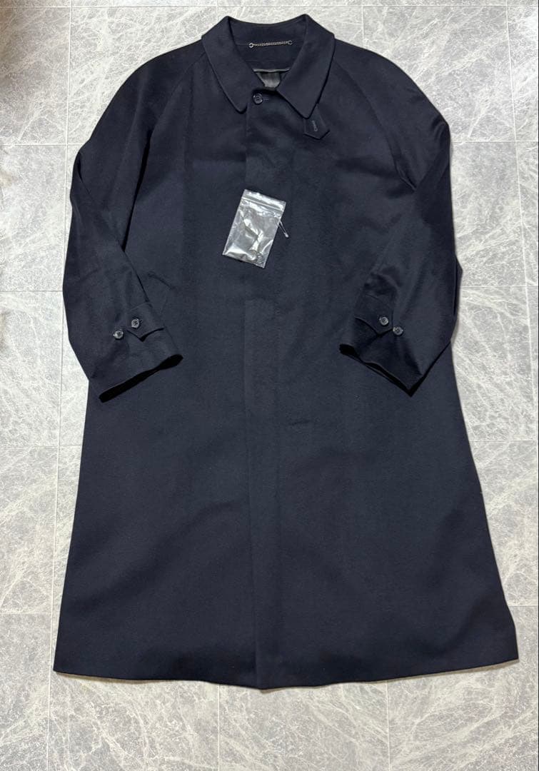 AMADEUS アマデウス カシミヤ ロング コート 56 濃紺