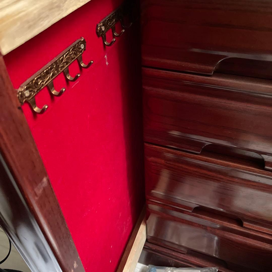 ドレッサー　鏡台　フランスミラー　紫檀　桐　高級　アンティーク　平田家具