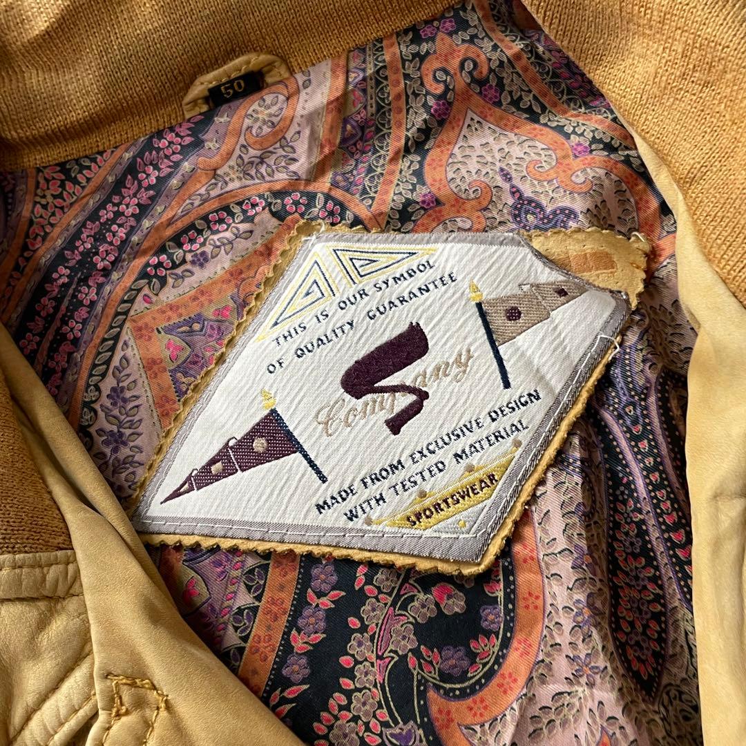 ジャケット・アウター 80's vintage leather swing top blouson