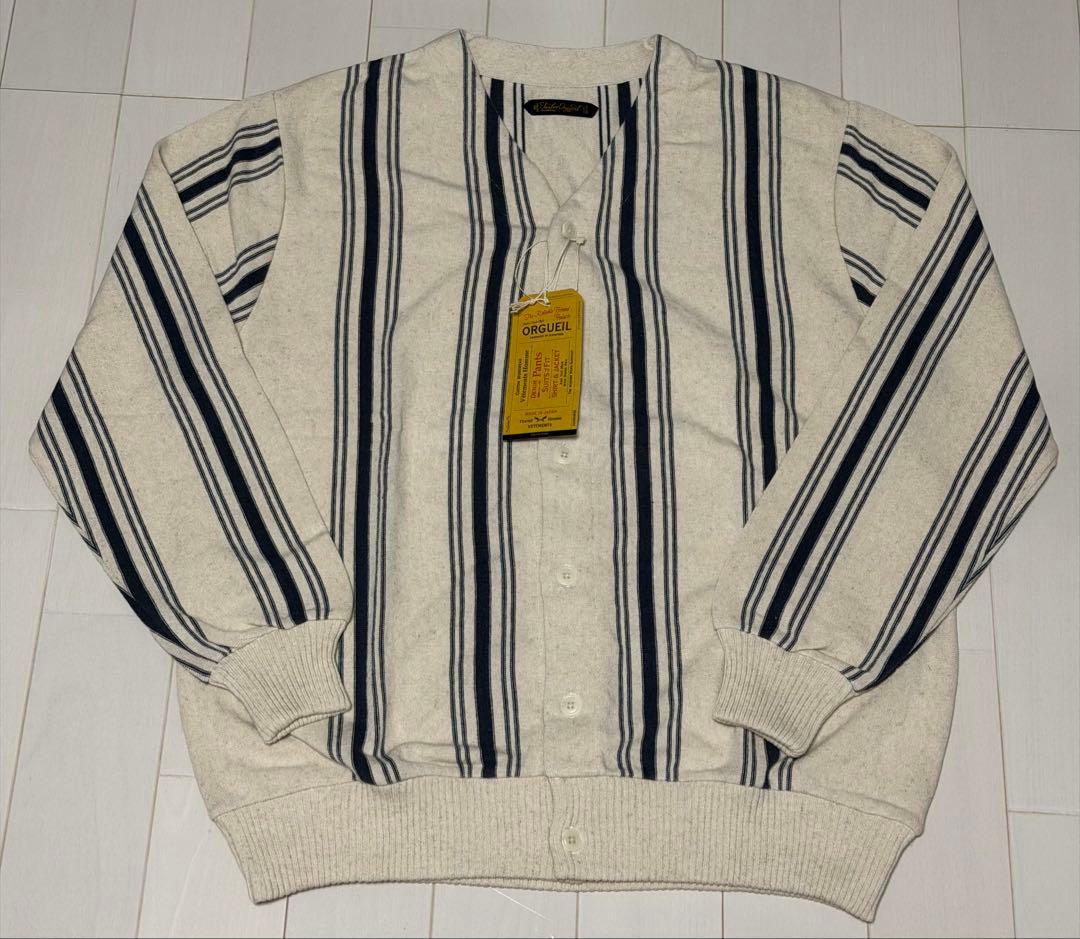 ORGUEIL オルゲイユ ストライプカーディガン 未使用42