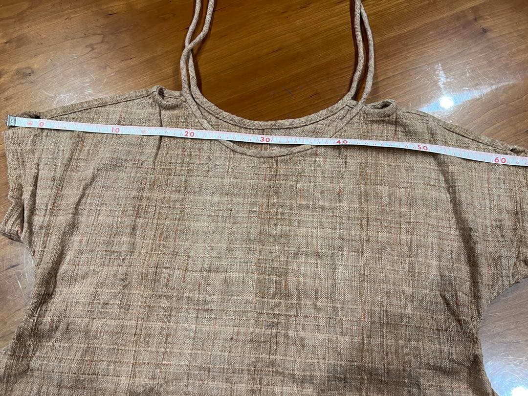 うさと　usaato 肩紐　半袖　裾エンジェルプルオーバー