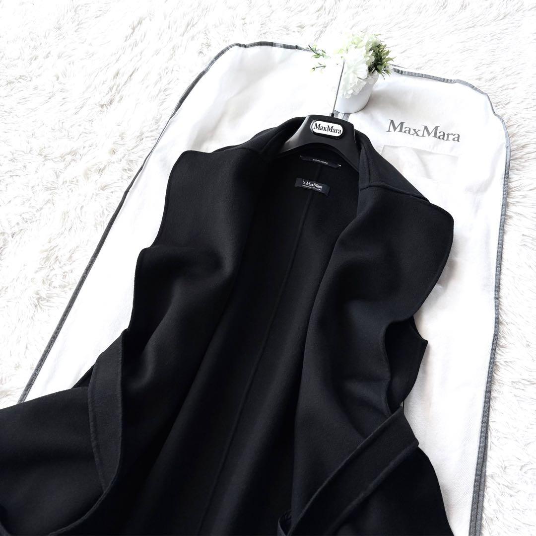 新品同様‼️マックスマーラクチートアマーノダブルフェイスウール100% ロングジレ