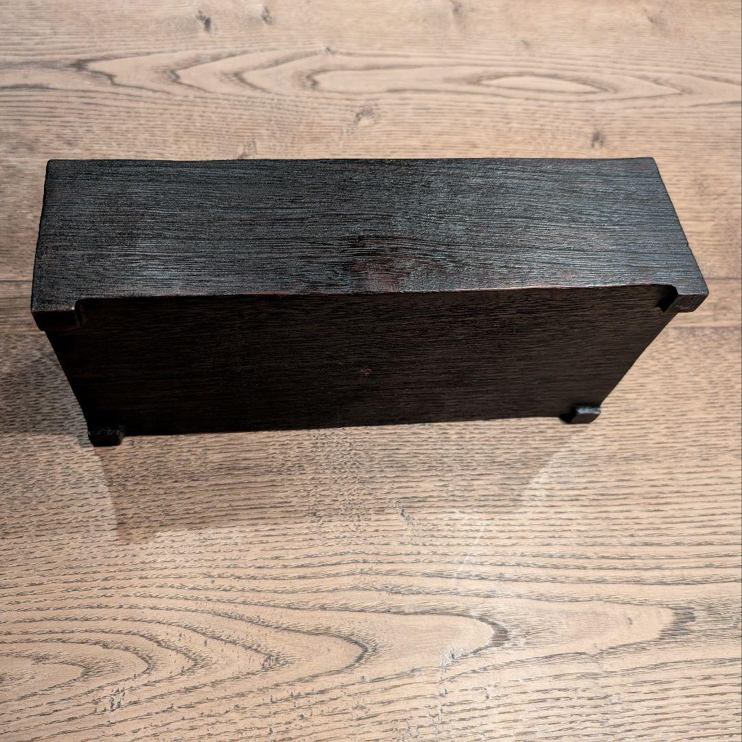 土井宏友作 桐舞台皿