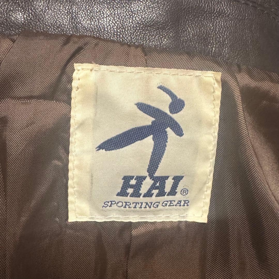 b*e様 M8711 HAI SPORTING GEAR 本革 ジャケット ブラ