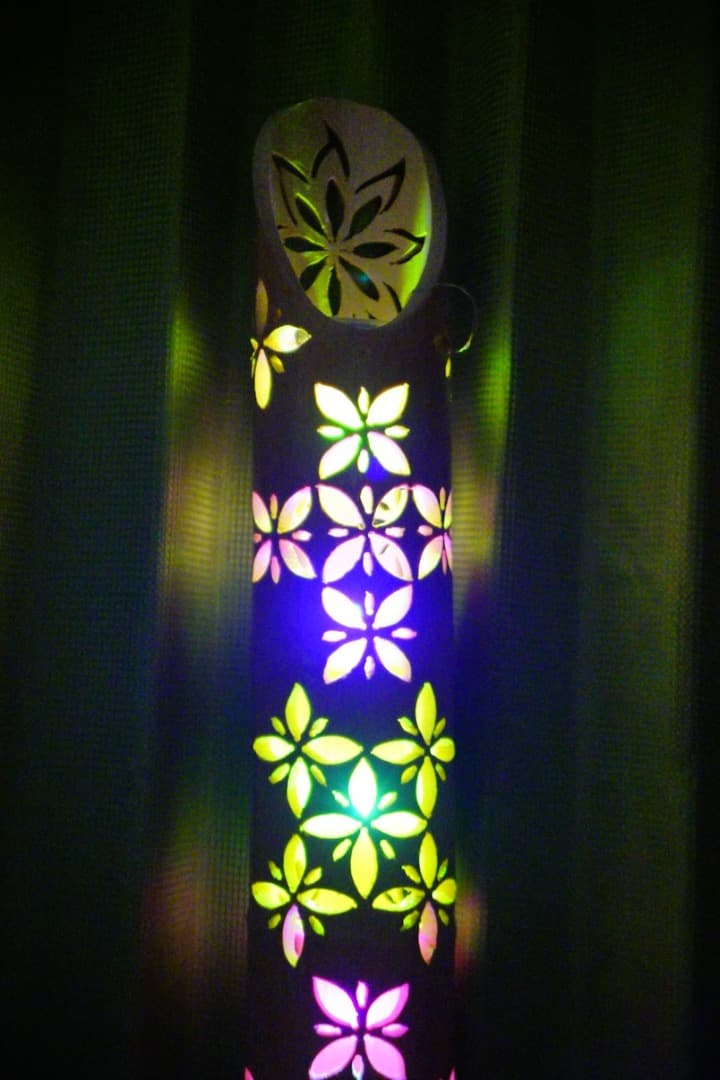 竹灯り　彩シリーズ　〜和花〜　竹灯籠　孟宗竹