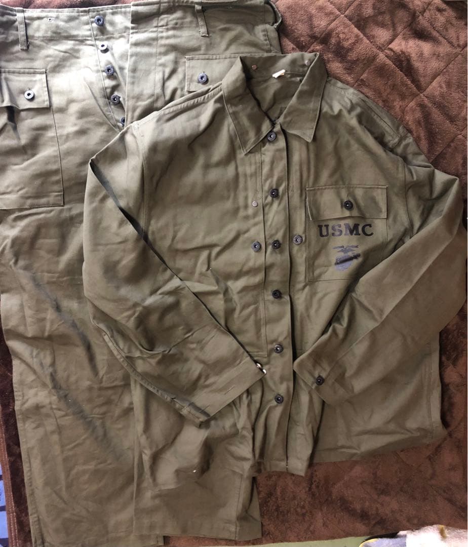 WW2 USMC M1944 HBT 上下　XL 米軍　海兵隊