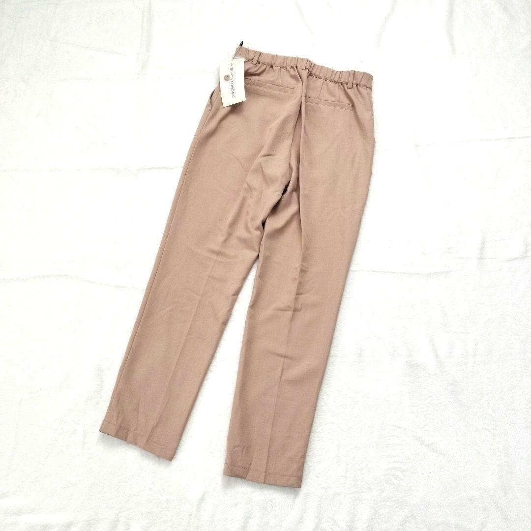 新品★エイチケーワークスロンドン　ノーカラー セットアップ スーツ ベージュ