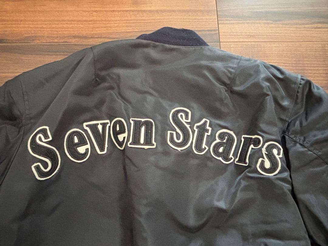 【非売品・希少】AVIREX MA-1 セブンスター 限定モデル ブラック M