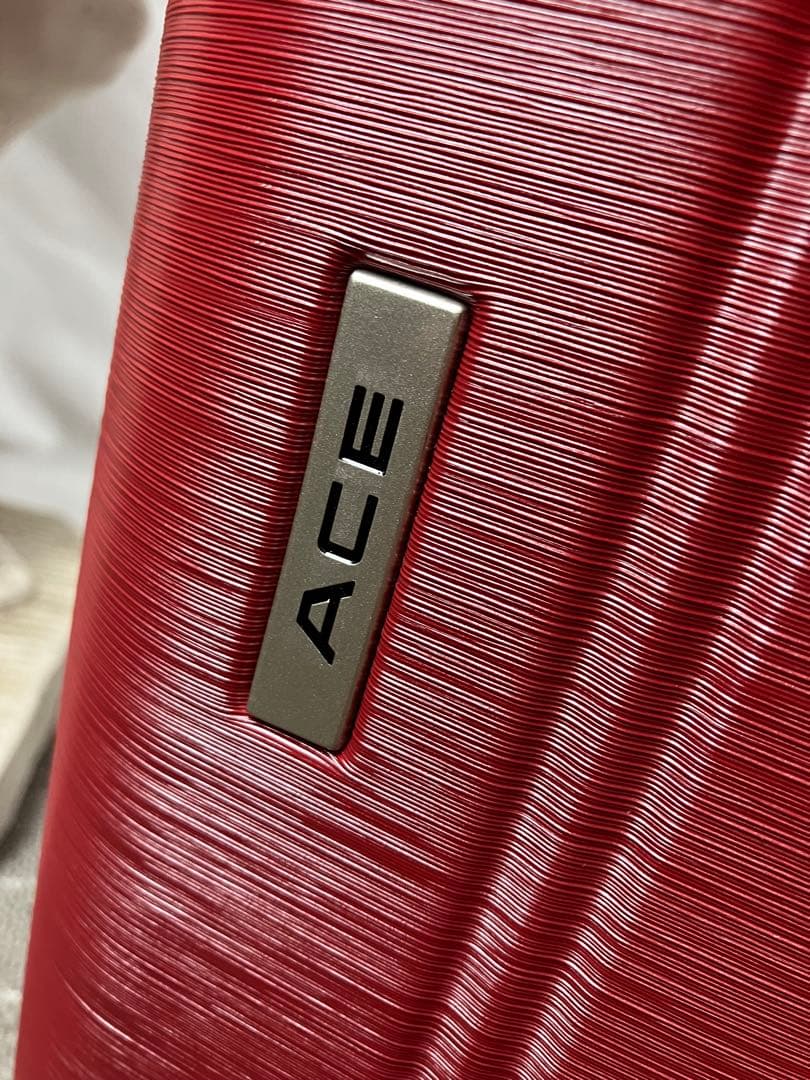 廃盤品　レア　美品 ACE アルビダ スーツケース 67cm 赤 大容量 78L
