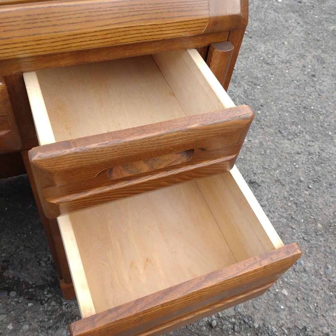 ライティングビューロー　アンティーク家具　 木製ブラウンデスク