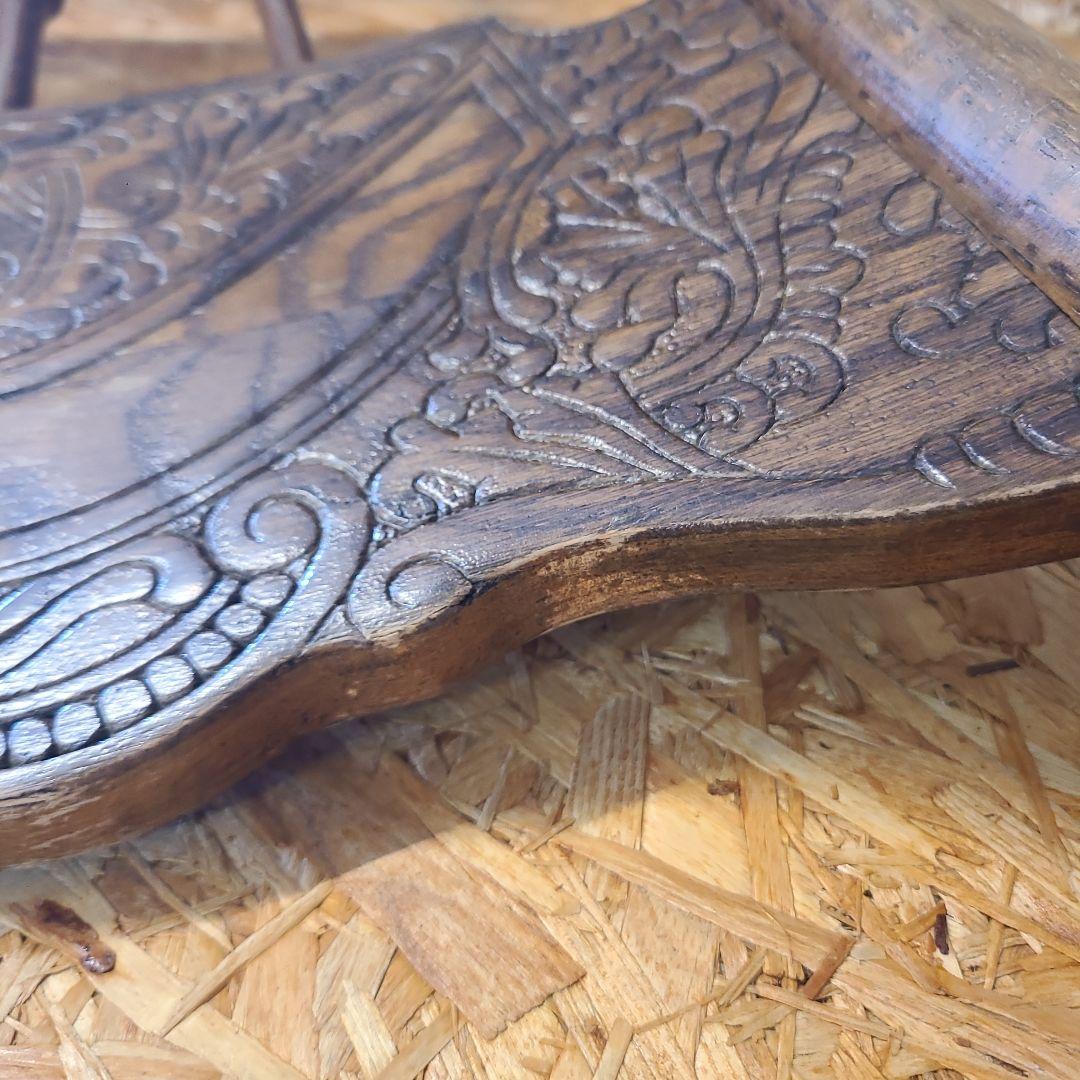 3 山善 椅子 アンティーク調 チェア　ウィンザーチェア