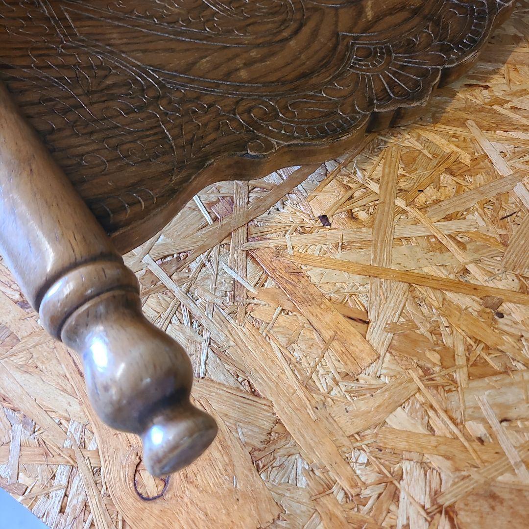 3 山善 椅子 アンティーク調 チェア　ウィンザーチェア