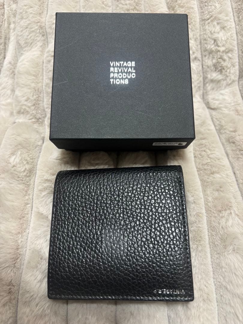 VINTAGE REVIVAL PRODUCTIONS 二つ折り財布 ブラック