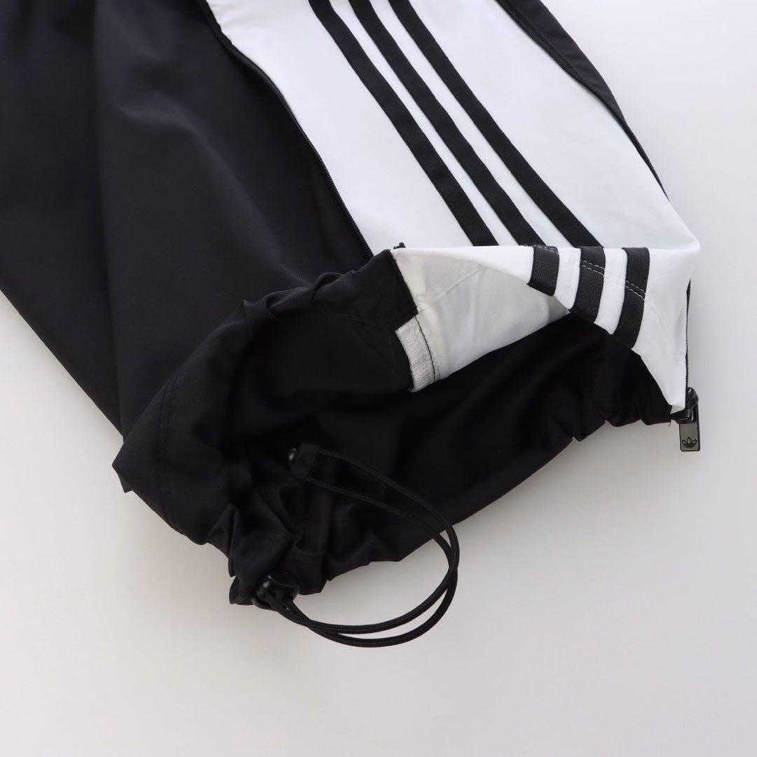 adidas トラックパンツ ブラック/ホワイト