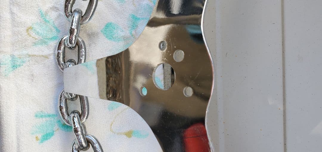 クロムチェーンスタイル ステアリングホイール