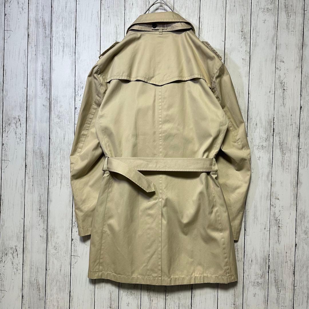 【BURBERRY BLACK LABEL】トレンチコート☆L☆裏地ノバチェック