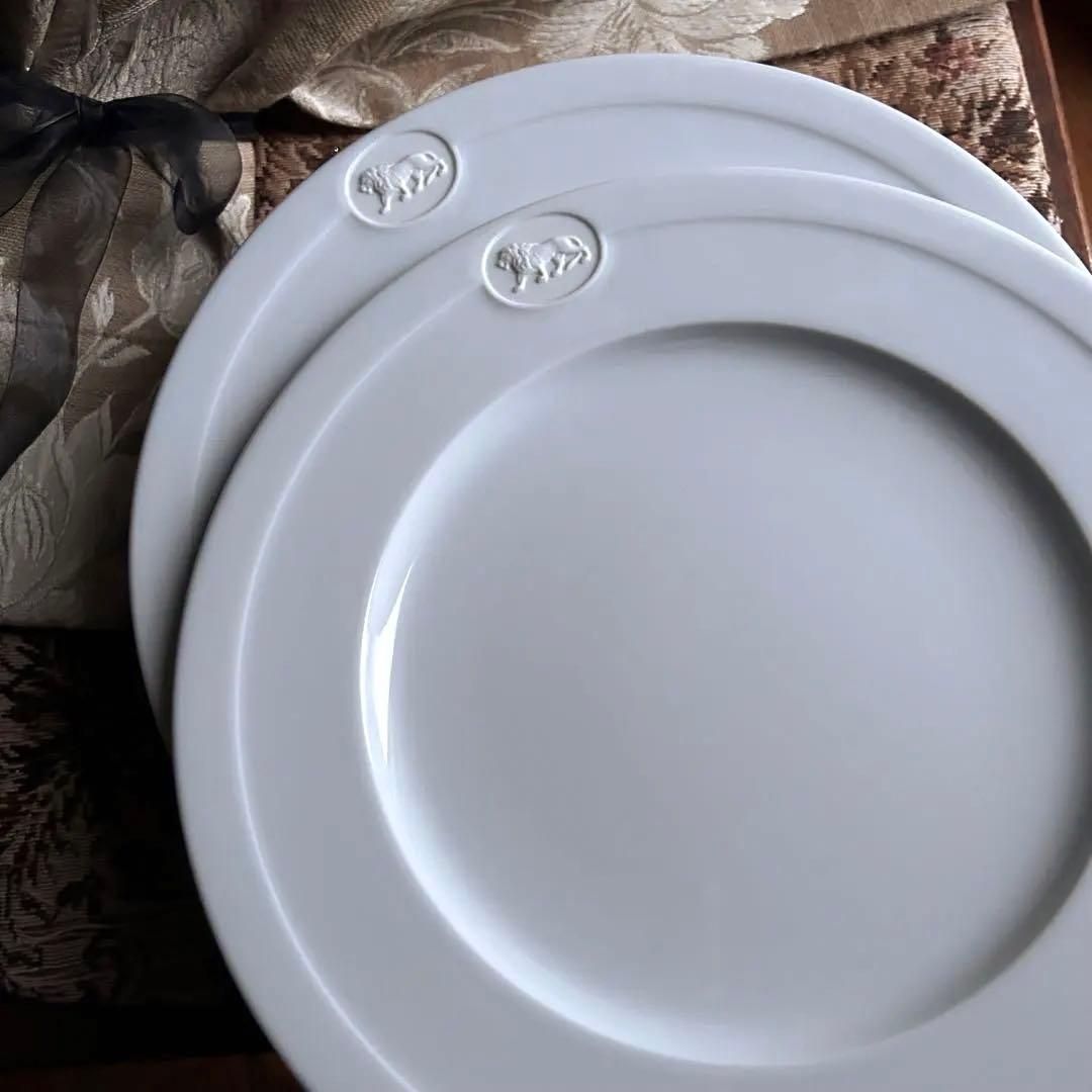 新品 ドイツ製 HUTSCHENREUTHER【D'Oro Lion】大皿6枚