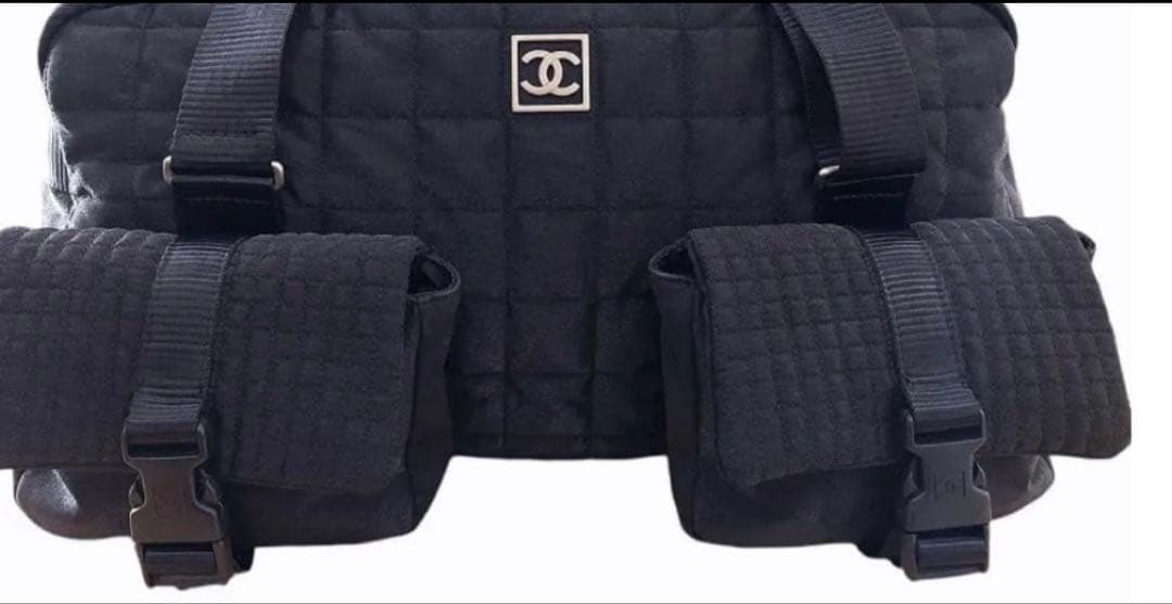 希少極美品✨CHANEL チョコバー　ボストンバッグ