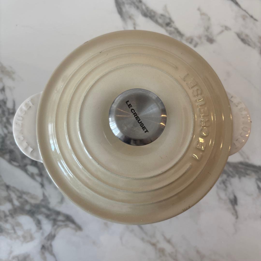 【値下げ】LE CREUSET 鋳物ホーロー鍋 ココット・エブリィ 18cm