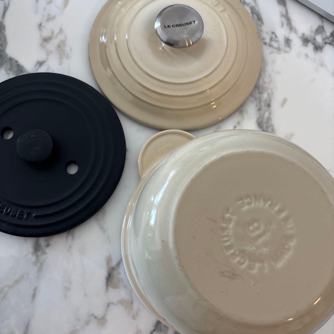 【値下げ】LE CREUSET 鋳物ホーロー鍋 ココット・エブリィ 18cm