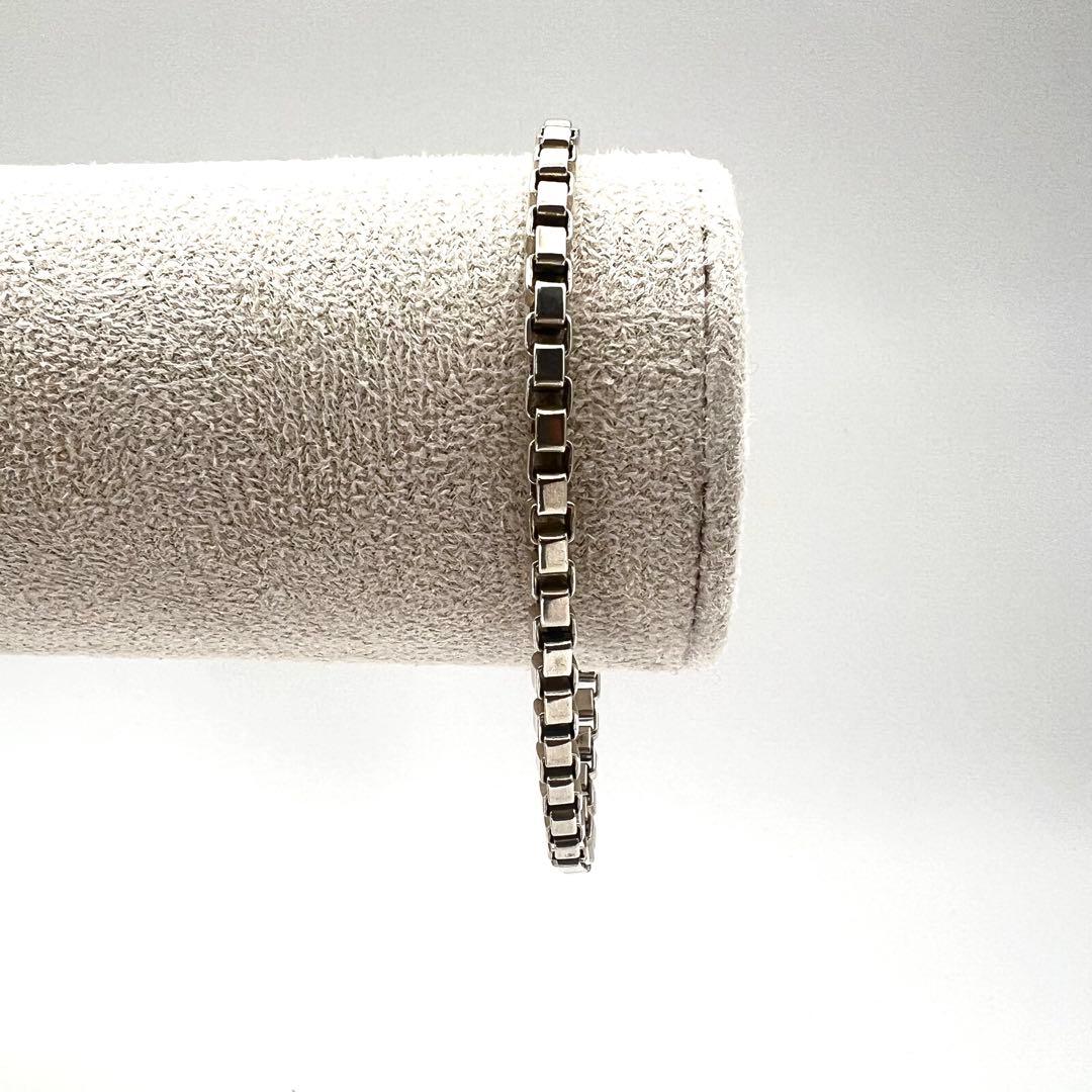 【美品】TIFFANYティファニー ブレスレット ベネチアン 925 19センチ