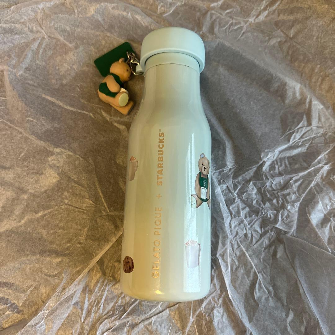 スタバ ジェラピケ ステンレスボトル ミントグリーン　未使用