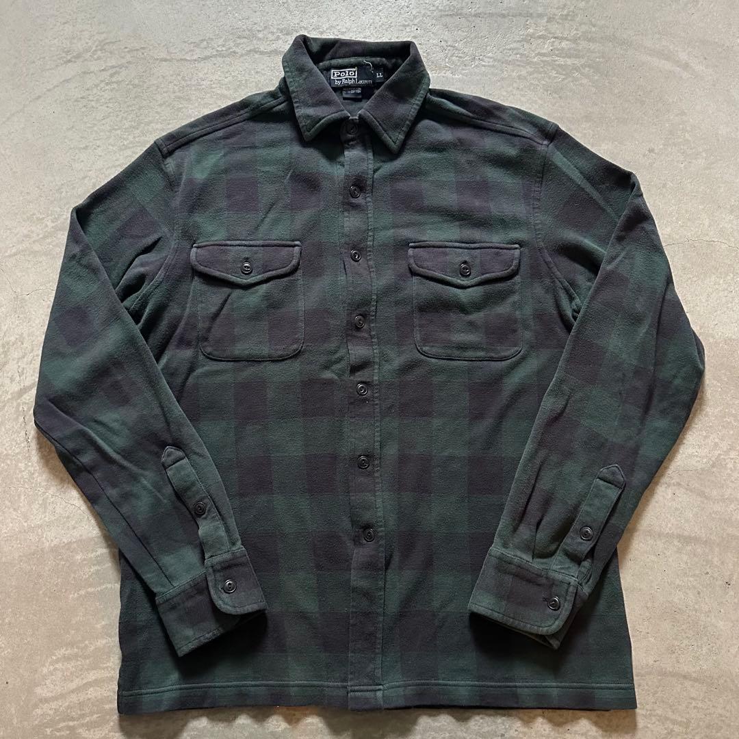 超レア希少 90s ラルフローレン ボードシャツ コットンネル