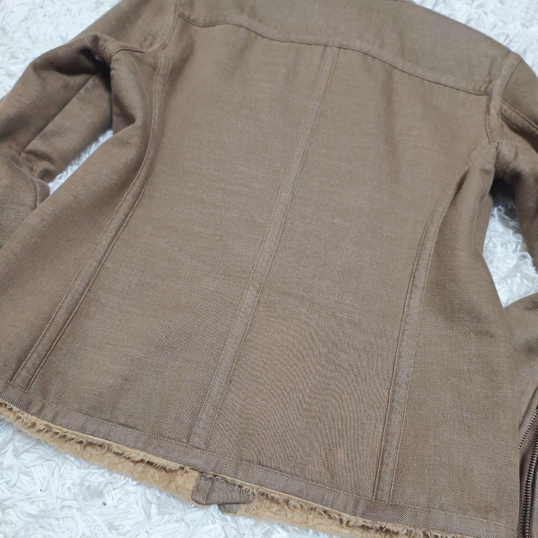 イッセイミヤケ 裏ボア ライダースジャケット