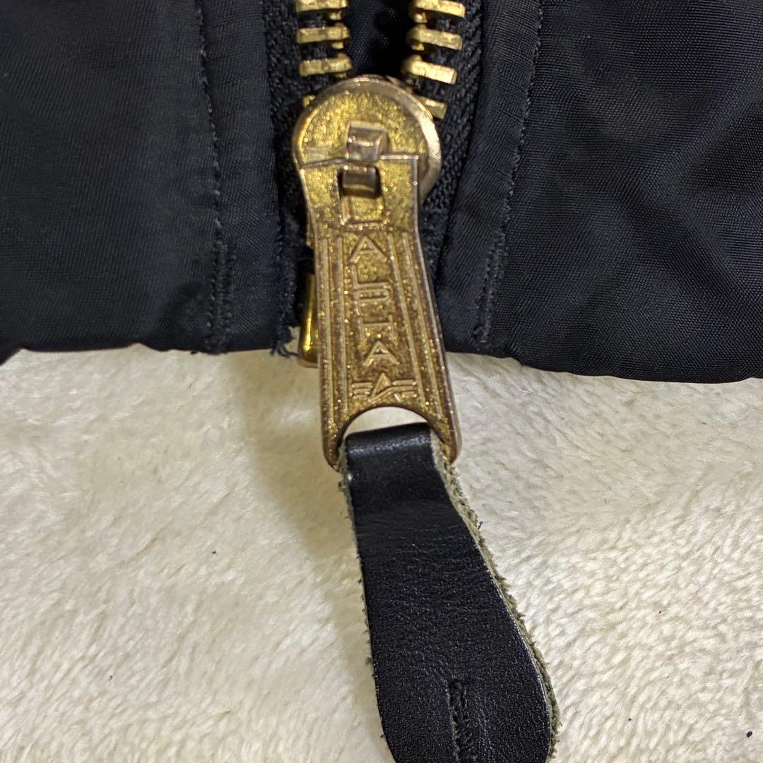 ALPHA MA-1 フライトジャケット S ブラック メンズ スリムフィット