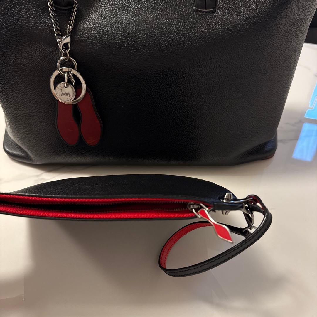 【キーホルダー付き】クリスチャンルブタン　カバタ　トートバッグ