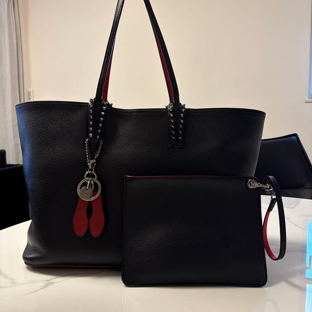 【キーホルダー付き】クリスチャンルブタン　カバタ　トートバッグ