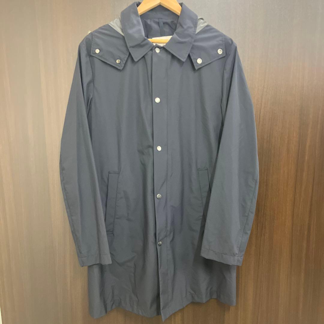 Ki モンクレールナイロンコート　ネイビー　レインコートKi