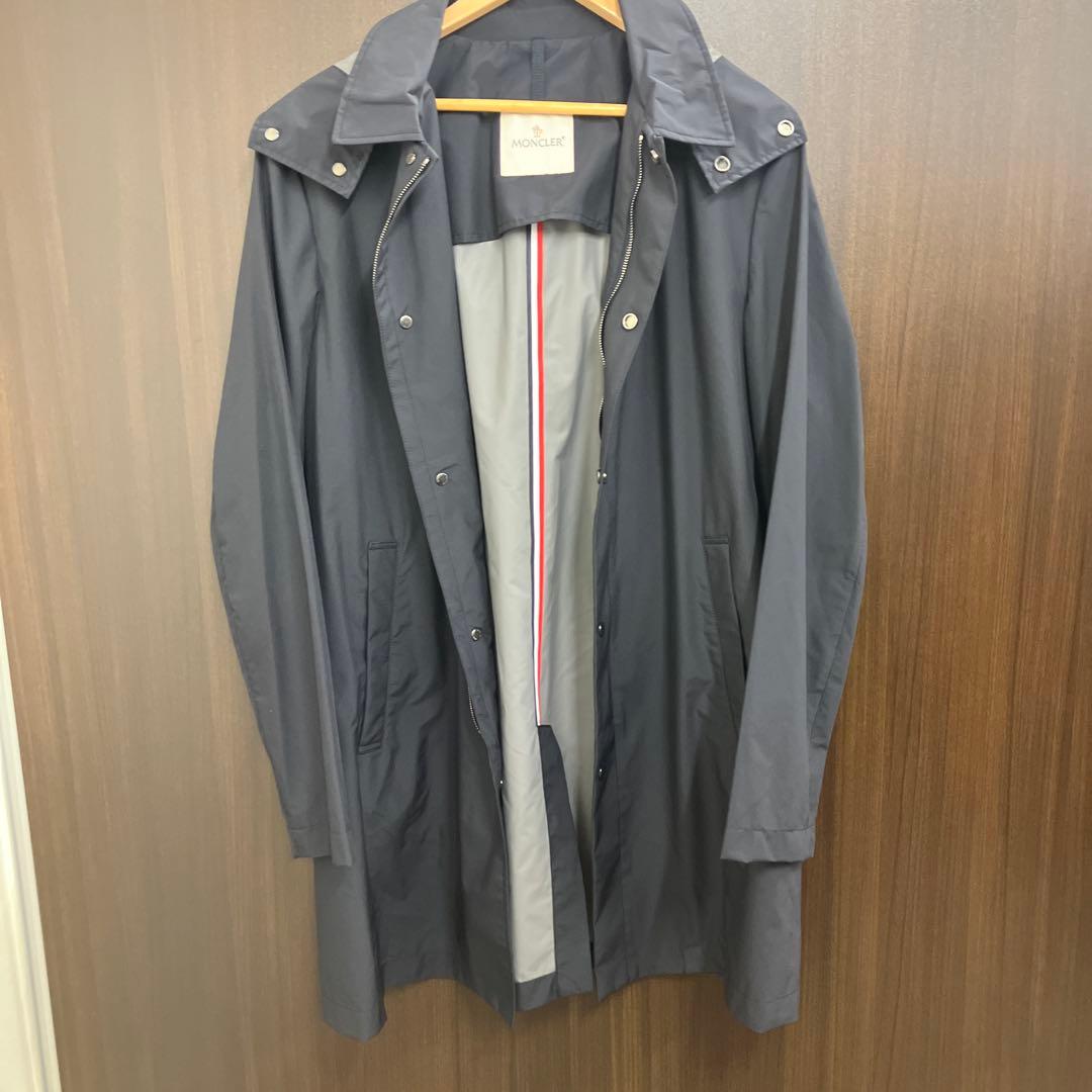 Ki モンクレールナイロンコート　ネイビー　レインコートKi