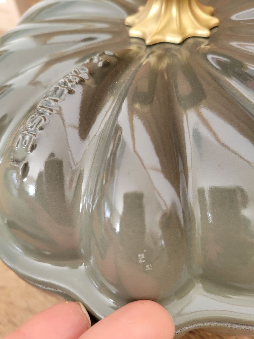 【未使用】LE CREUSET ルクルーゼ カボチャ パンプキン24cm両手鍋