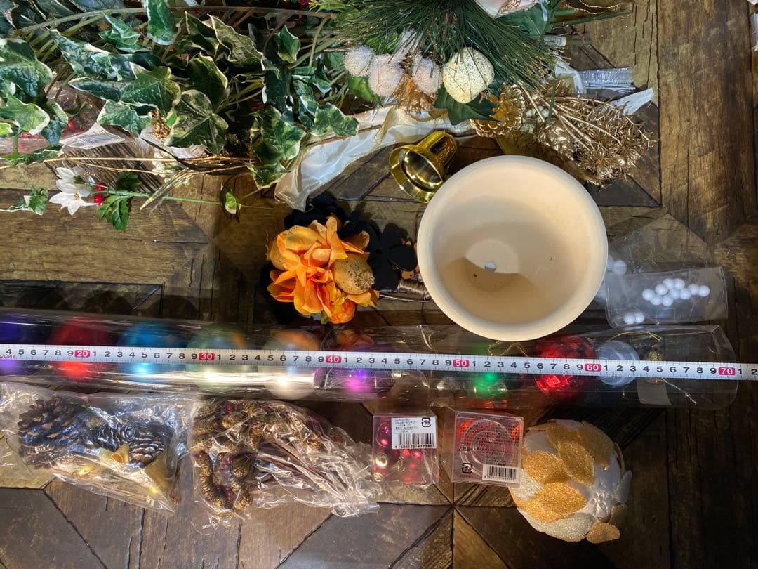 クリスマス オーナメント アート インテリア アンティーク 雑貨 セット 資材