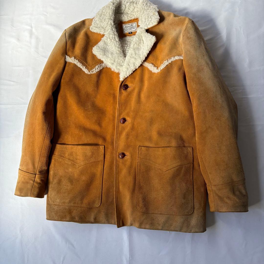 エイチバーシー H BAR C RANCHWEAR スウェード ランチコート