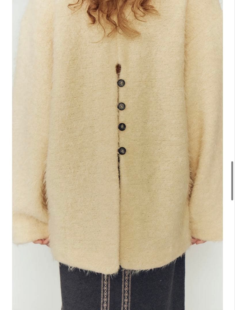 ジャケット・アウター COCOON SHAGGY JACKET
