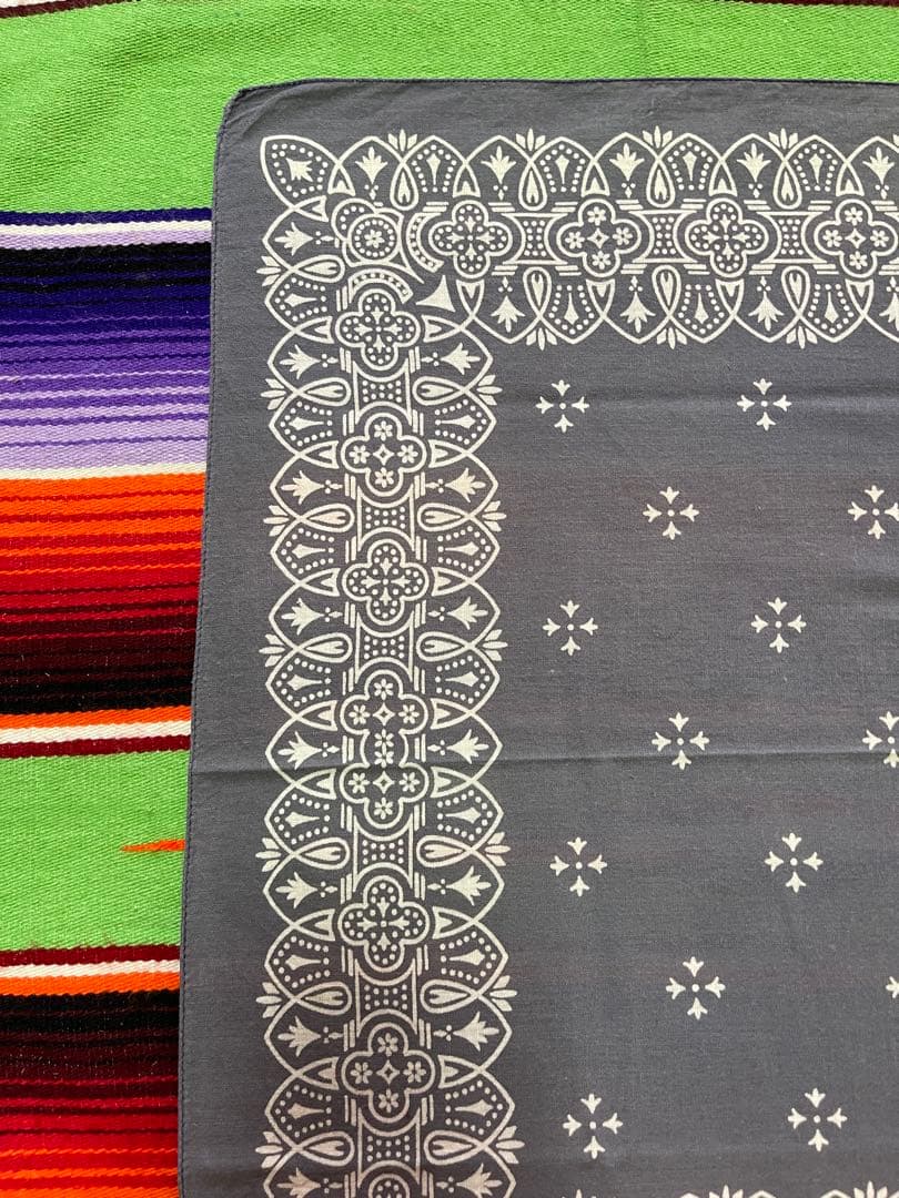 【Special】④③⑦60s USA製 バンダナ WAMCRAFT アイアン