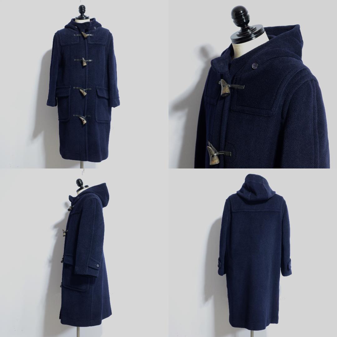 超極上品 ムーアブルック チベット社 UA ダッフルコート ネイビー 32