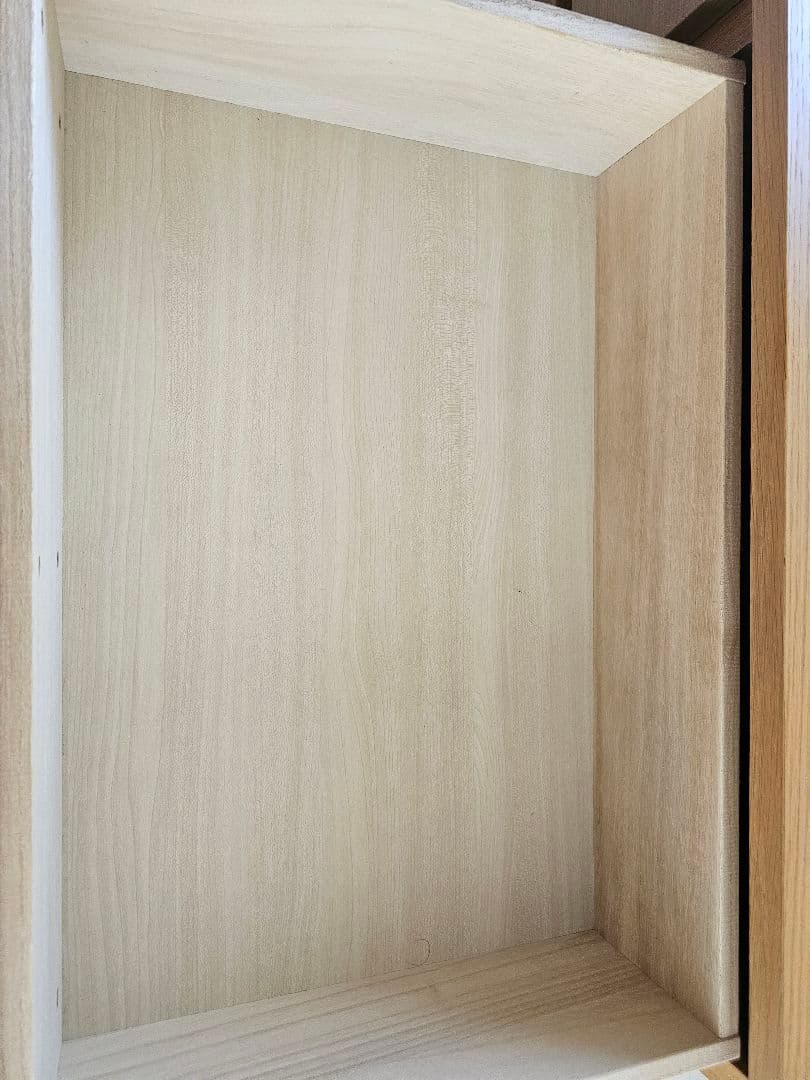 MUJI 無印良品　木製チェスト4段　2列　タモ材
