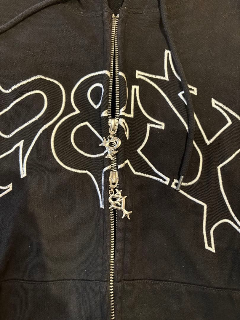 punkandyo 初期黒　ジップパーカー　zip