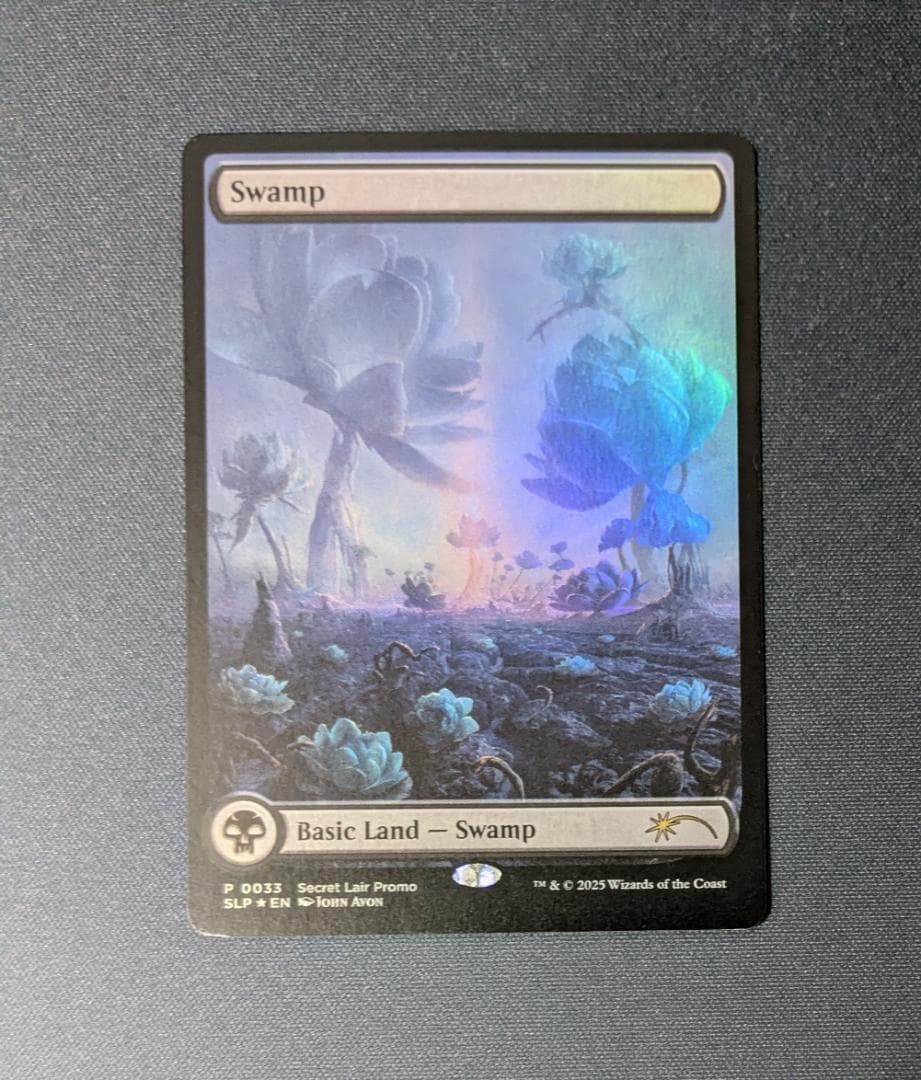 MTG 沼/Swamp Foil John Avon Secret Lair