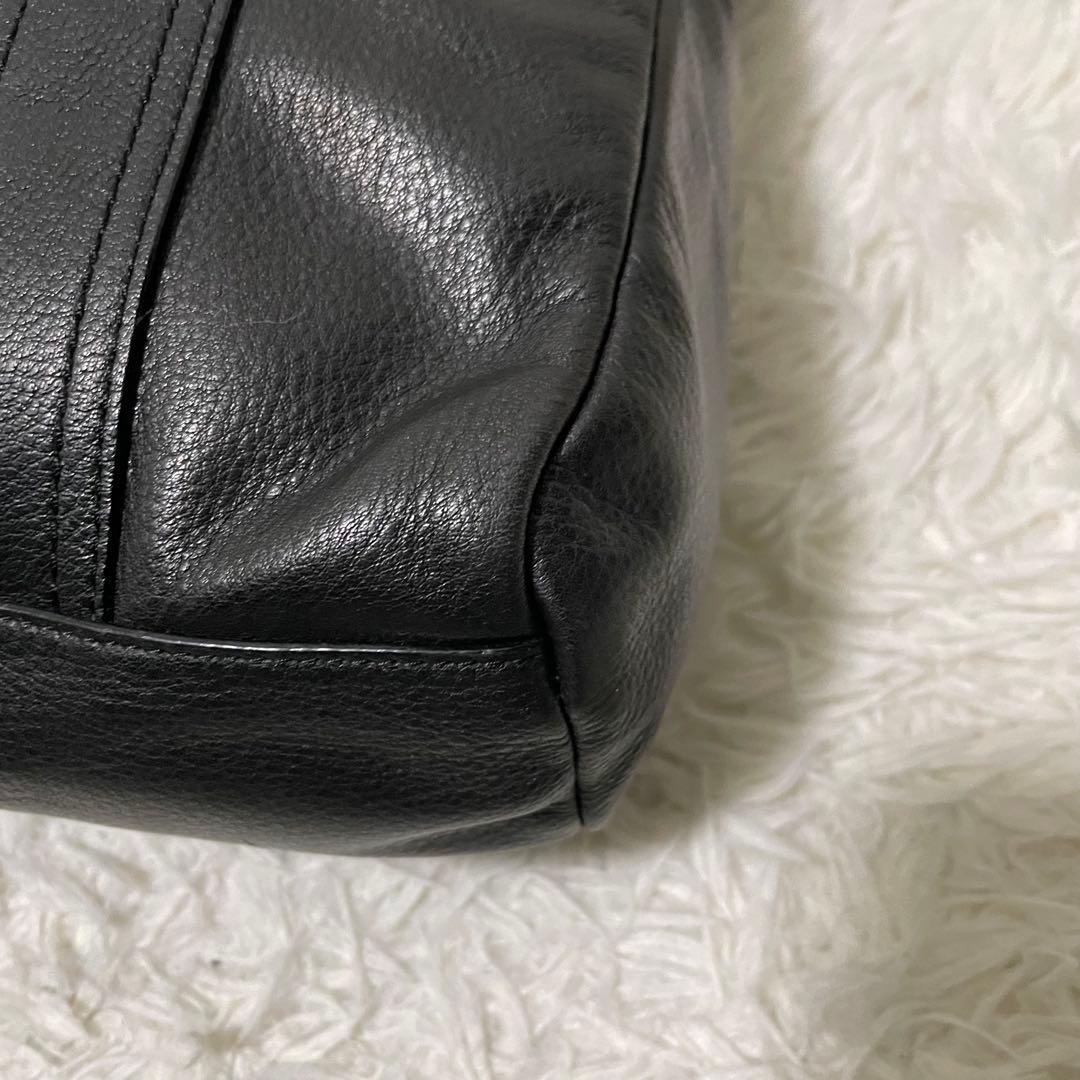 ジバンシー　2way　トートバッグ　メッセンジャー　シボ革　黒　4Gロゴ　美品