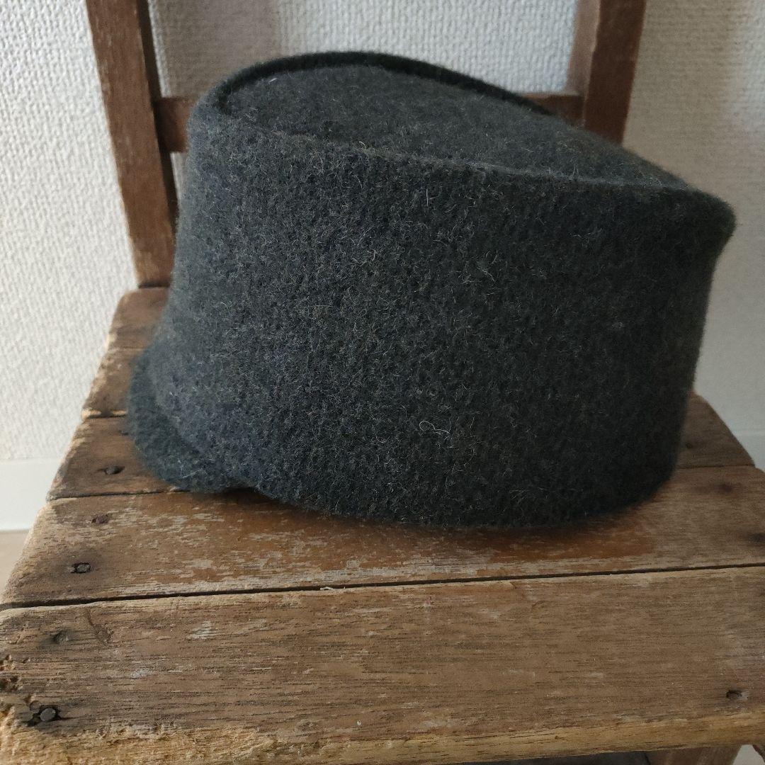 新品☆mite 見て ミニつば帽子 S カーキ