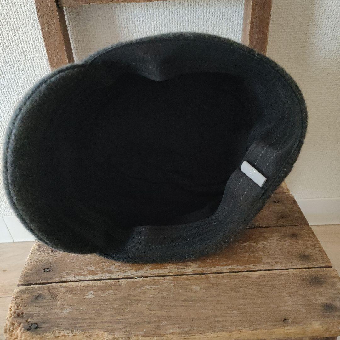 新品☆mite 見て ミニつば帽子 S カーキ