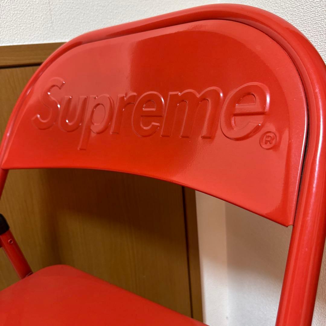 Supreme 折りたたみ椅子 レッド