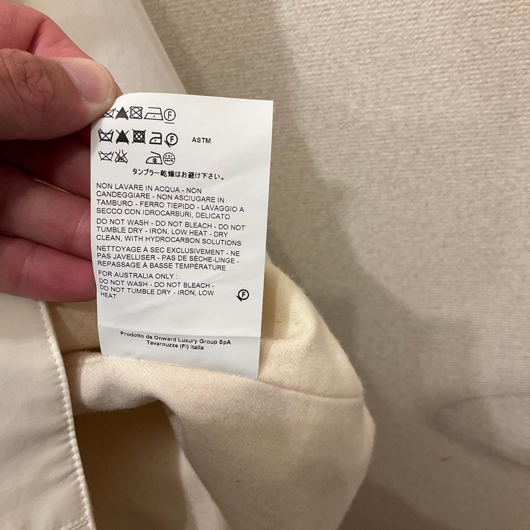 ジルサンダー　ステンカラーコート　46