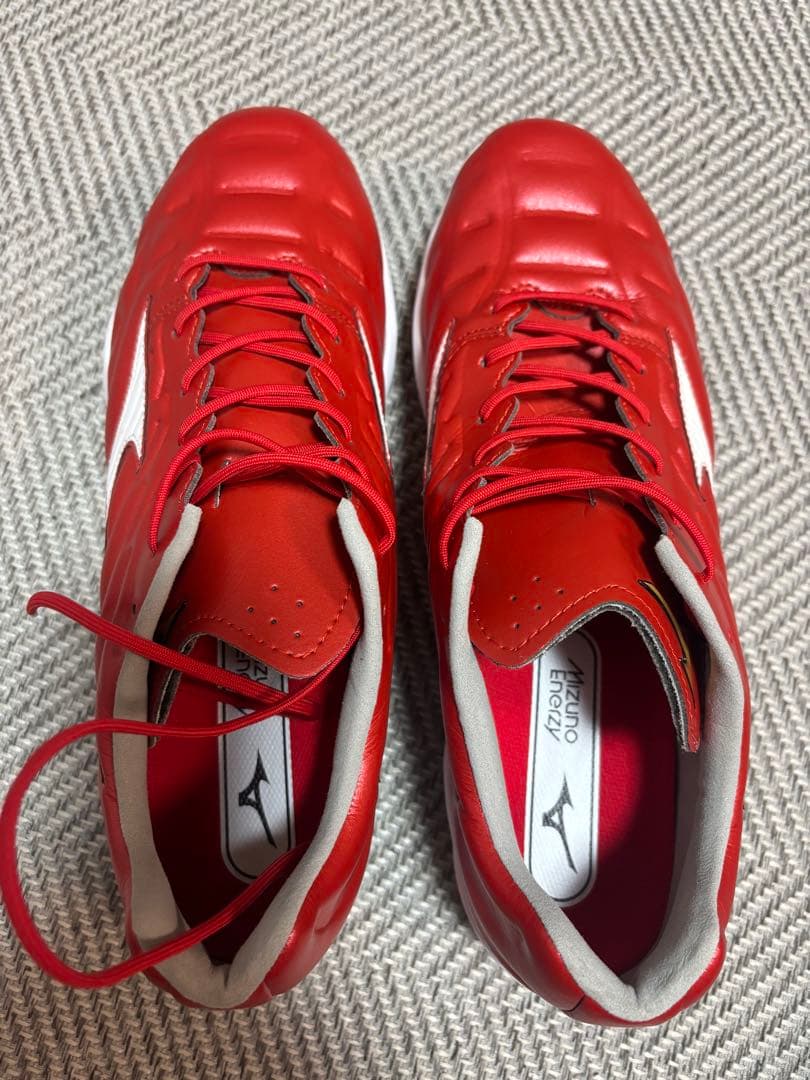 Mizuno レッド スパイク ローカット 野球 28.5 ミズノ